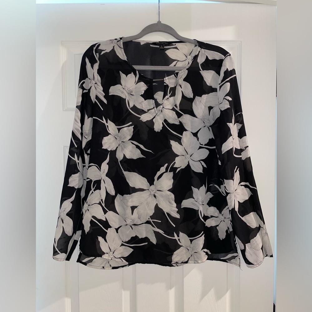 Banana Republic Long Sleeve Floral Blouse - Size S